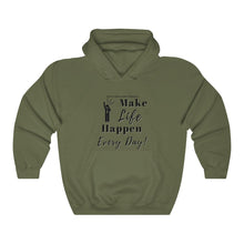 Load image into Gallery viewer, Unisex "Make LIFE Happen" Heavy Blend™ Hooded Sweatshirt