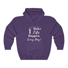 Load image into Gallery viewer, Unisex "Make LIFE Happen" Heavy Blend™ Hooded Sweatshirt