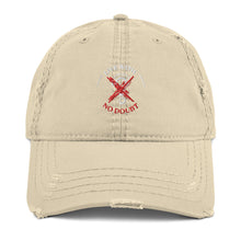 Load image into Gallery viewer, Live With No Doubt (No Question) Distressed Dad Hat
