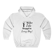 Load image into Gallery viewer, Unisex &quot;Make LIFE Happen&quot; Heavy Blend™ Hooded Sweatshirt
