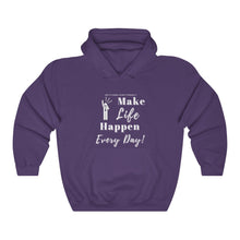 Load image into Gallery viewer, Unisex &quot;Make LIFE Happen&quot; Heavy Blend™ Hooded Sweatshirt
